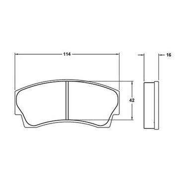 PFC Brake Pads 7745.XX.16.44